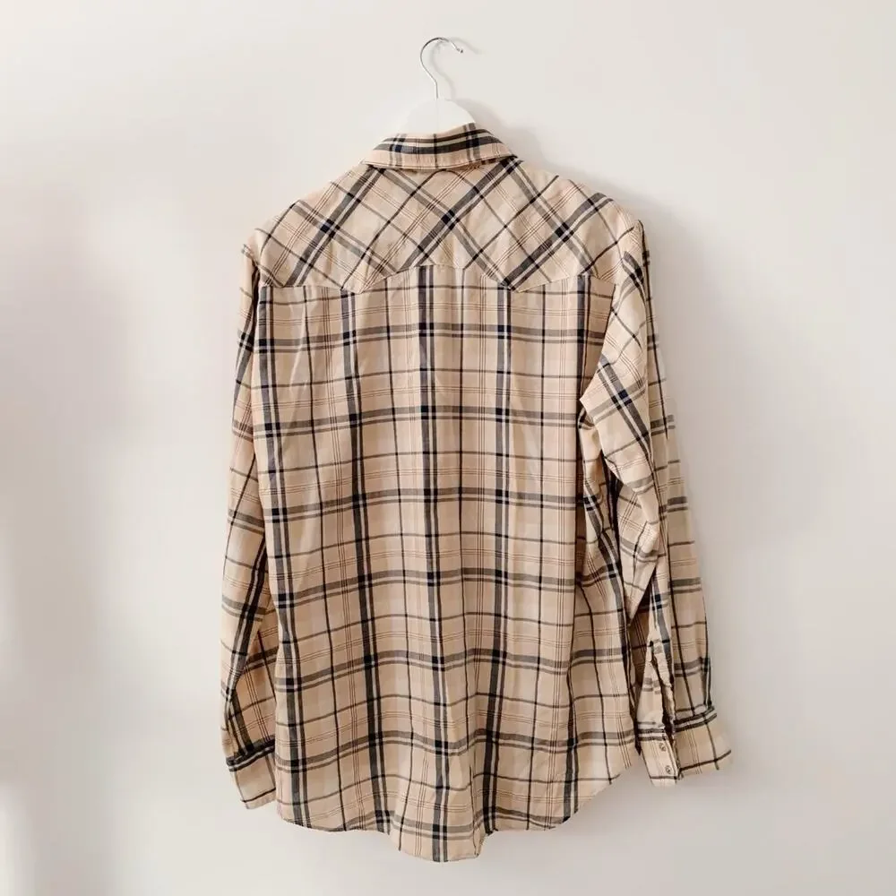 Vintage Levi’s Pearl Snap Western Shirt Size L